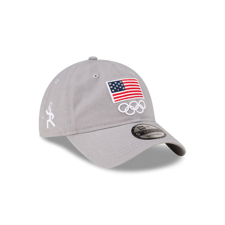 Team USA Tennis Gray 9TWENTY Adjustable Hat