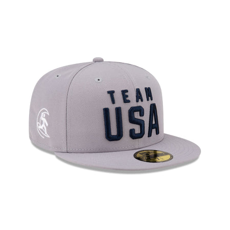 Team USA Surfing Gray 59FIFTY Fitted Hat