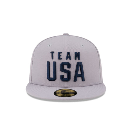 Team USA Volleyball Gray 59FIFTY Fitted Hat