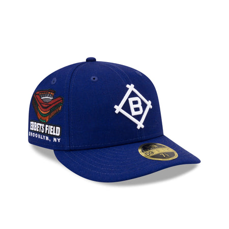 Just Caps Stadium Patch Brooklyn Dodgers Low Profile 59FIFTY Fitted Hat
