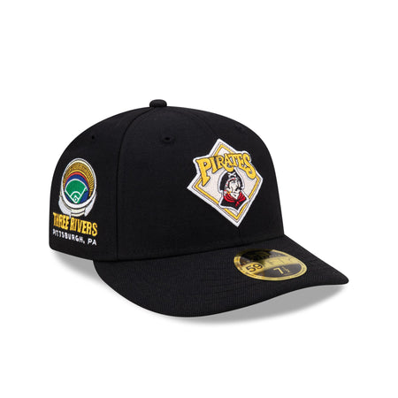 Just Caps Stadium Patch Pittsburgh Pirates Low Profile 59FIFTY Fitted Hat