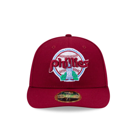 Just Caps Stadium Patch Philadelphia Phillies Low Profile 59FIFTY Fitted Hat