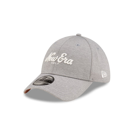 New Era Golf Script Gray 39THIRTY Stretch Fit Hat