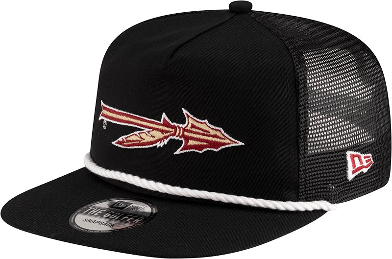 Florida State Seminoles Black Golfer Trucker