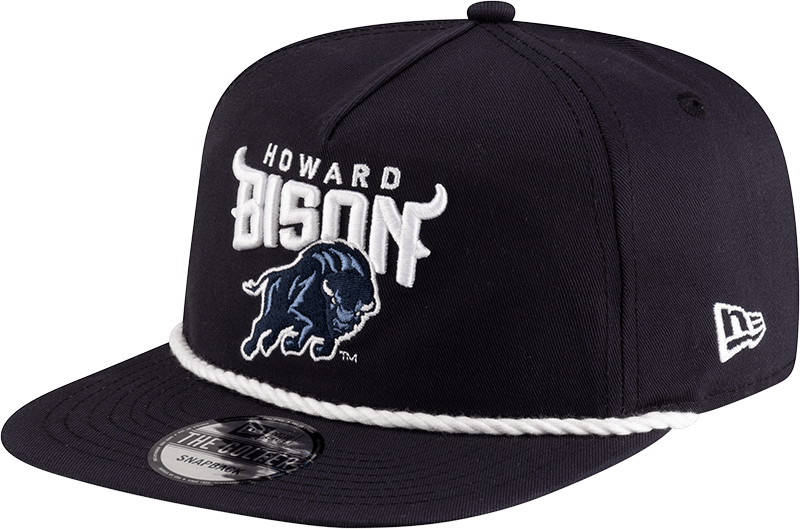 Howard Bison Navy Golfer Hat