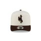 Wyoming Cowboys Chrome 9FIFTY A-Frame Snapback Hat