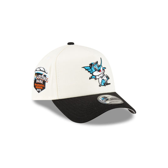 Miami Marlins Mini Mascot 9FORTY A-Frame Snapback Hat - New Era Cap