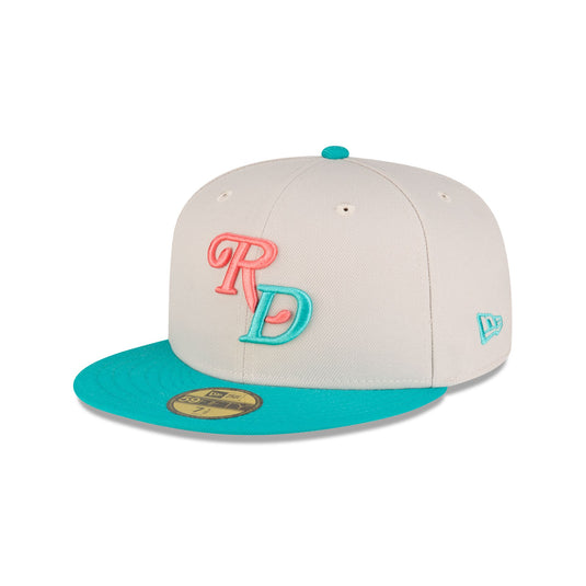 Dominican Republic Chrome Teal 59FIFTY Fitted Hat - New Era Cap