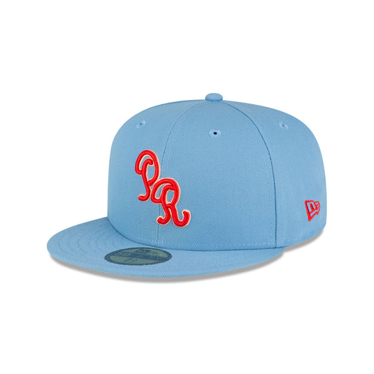 Puerto Rico Sky Blue 59FIFTY Fitted Hat - New Era Cap