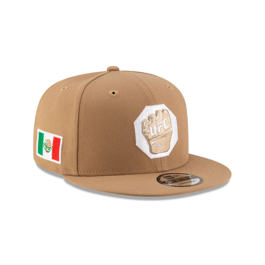 UFC Mexico Khaki Glove 9FIFTY Snapback Hat - New Era Cap