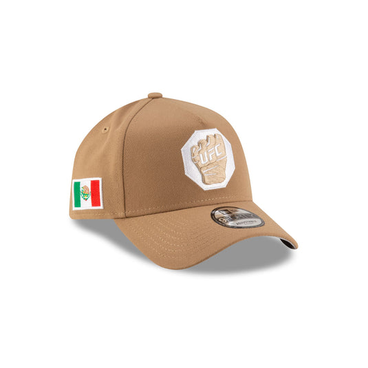 UFC Mexico Khaki Glove 9FORTY A-Frame Snapback Hat - New Era Cap
