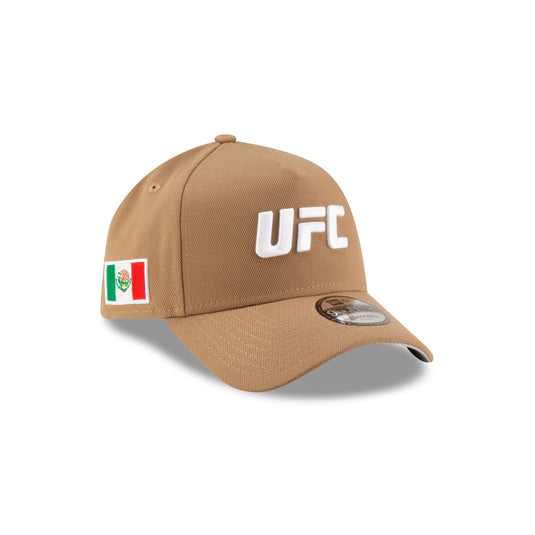 UFC Mexico Khaki 9FORTY A-Frame Snapback Hat - New Era Cap