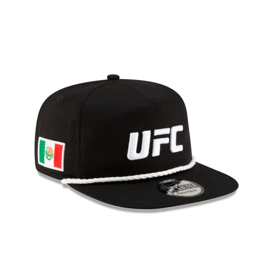 UFC Mexico Black Golfer Snapback Hat - New Era Cap