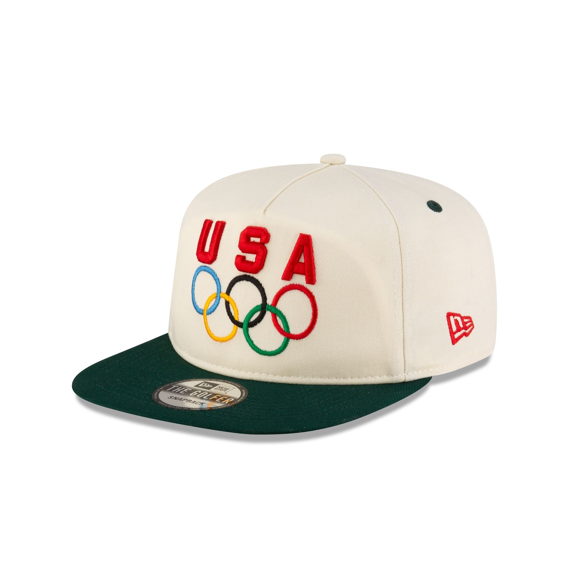 Team USA Chrome Green Golfer Hat