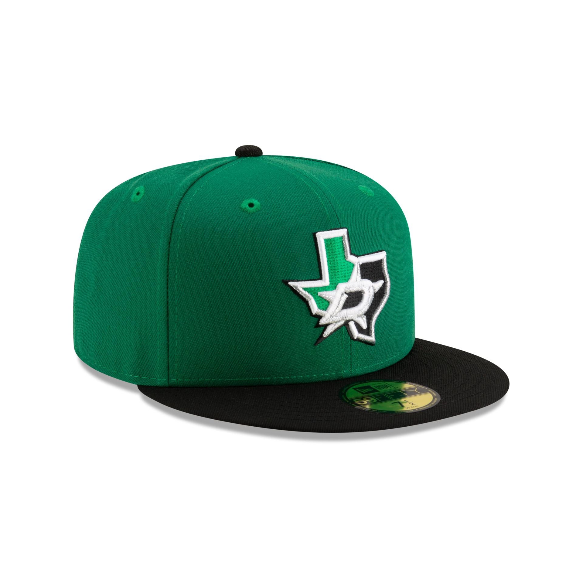 Dallas Stars Kelly Green & Camo 59FIFTY Fitted Hat