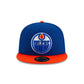 Edmonton Oilers Royal Blue & Orange 59FIFTY Fitted Hat
