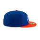 Edmonton Oilers Royal Blue & Orange 59FIFTY Fitted Hat