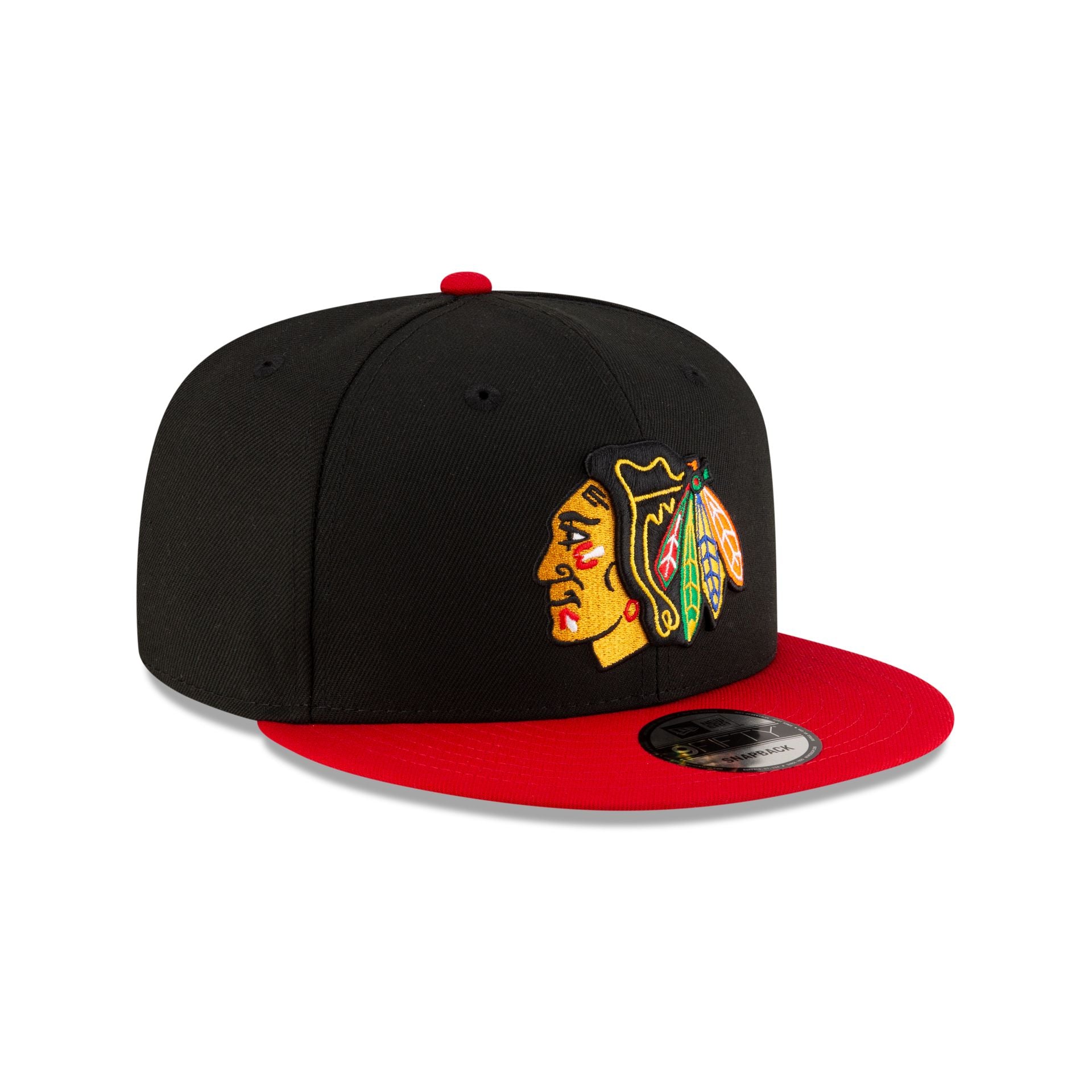 Chicago Blackhawks Black 9FIFTY Snapback Hat – New Era Cap