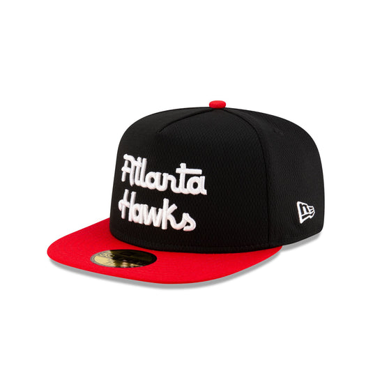 Atlanta Hawks Dashmark Mesh 59FIFTY A-Frame Fitted Hat - New Era Cap