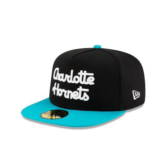 Charlotte Hornets Dashmark Mesh 59FIFTY A-Frame Fitted Hat - New Era Cap