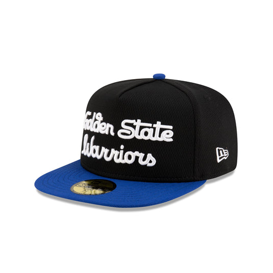 Golden State Warriors Dashmark Mesh 59FIFTY A-Frame Fitted Hat - New Era Cap