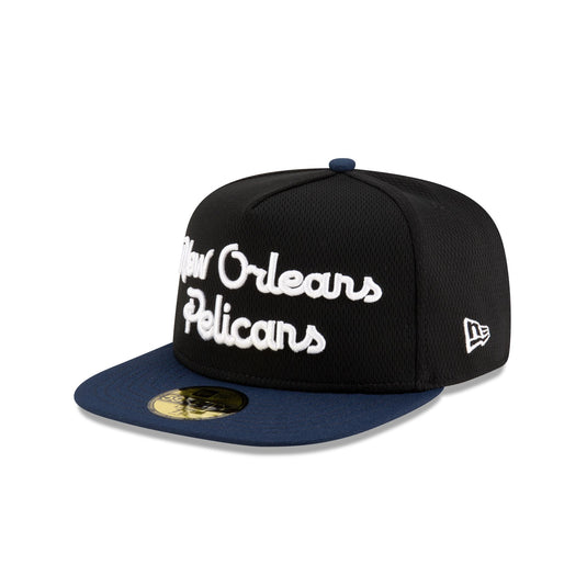 New Orleans Pelicans Dashmark Mesh 59FIFTY A-Frame Fitted Hat - New Era Cap