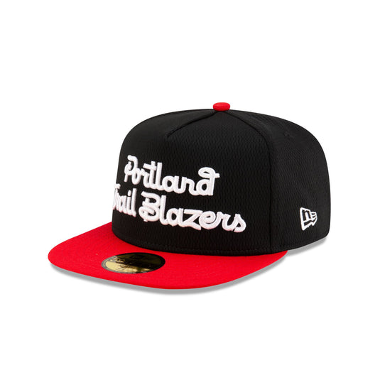 Portland Trail Blazers Dashmark Mesh 59FIFTY A-Frame Fitted Hat - New Era Cap