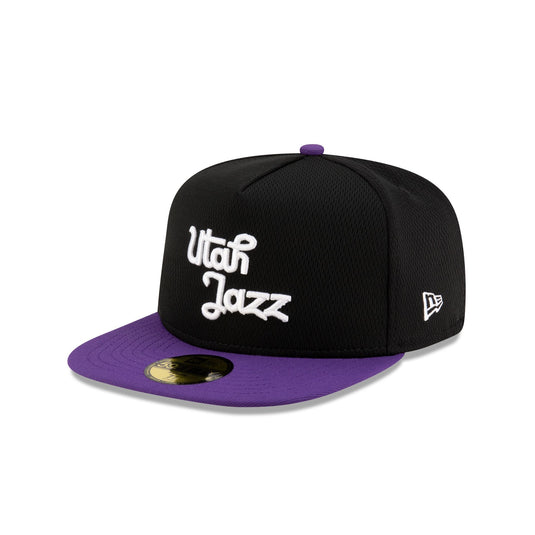 Utah Jazz Dashmark Mesh 59FIFTY A-Frame Fitted Hat - New Era Cap