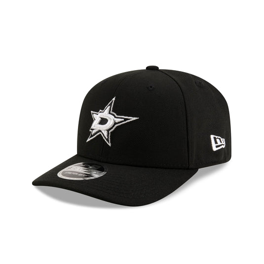 Dallas Stars Black 9SEVENTY Stretch-Snap Hat - New Era Cap