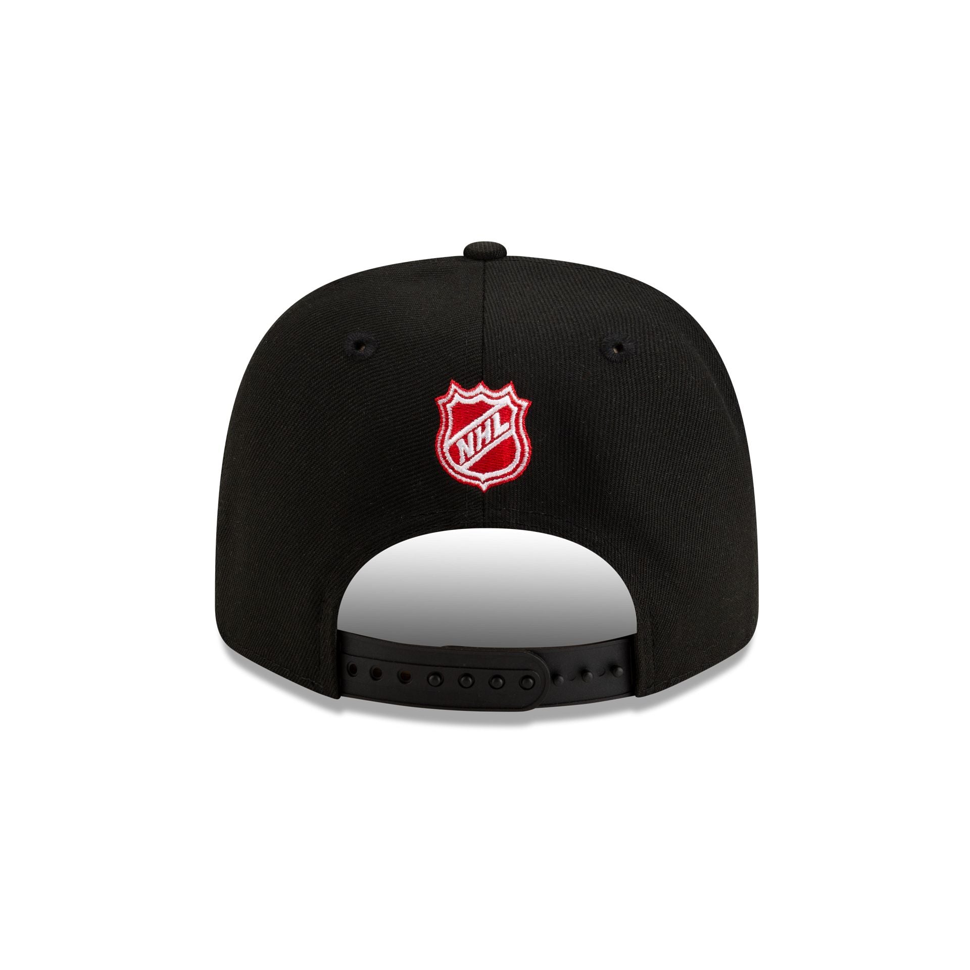 Detroit Red Wings Black 9SEVENTY Stretch-Snap Hat