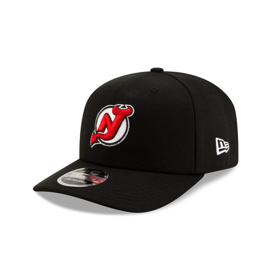 New Jersey Devils Black 9SEVENTY Stretch-Snap Hat - New Era Cap