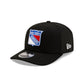 New York Rangers Black 9SEVENTY Stretch-Snap Hat