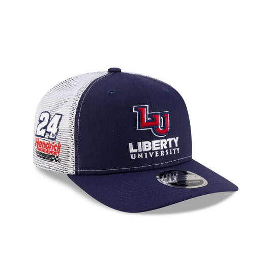 Hendrick Motorsports William Byron Liberty University Partner 9SEVENTY Stretch-Snap Trucker Hat - New Era Cap