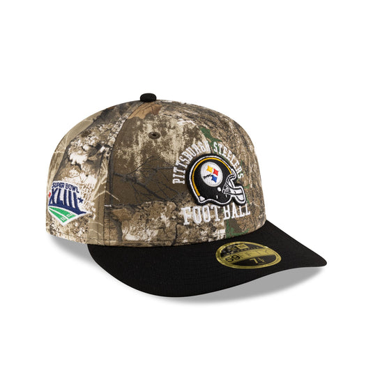 Just Caps Realtree Pittsburgh Steelers Low Profile 59FIFTY Fitted Hat - New Era Cap