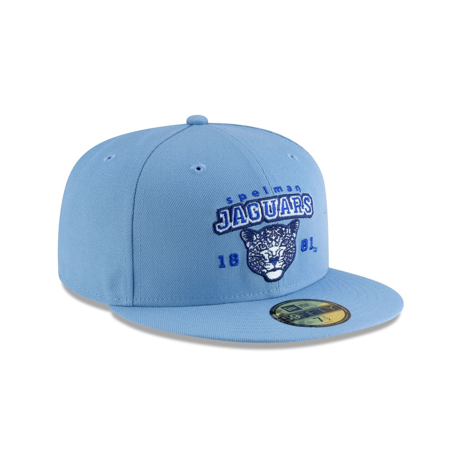 Spelman Jaguars Sky Blue 59FIFTY Fitted Hat – New Era Cap