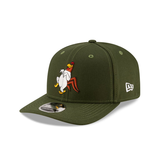Looney Tunes Foghorn Leghorn Rifle Green 9SEVENTY Stretch-Snap Hat - New Era Cap