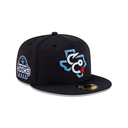 Corpus Cristi Hooks Shadow Tech Navy 59FIFTY Fitted Hat - New Era Cap