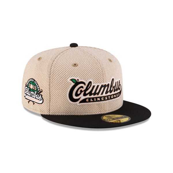 Columbus Clingstones Terry Heather Tan 59FIFTY Fitted Hat – New