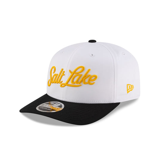 Salt Lake Bees Optic White 9SEVENTY Stretch-Snap Hat - New Era Cap