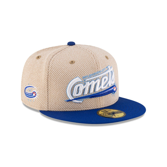 Oklahoma City Comets Terry Heather Tan 59FIFTY Fitted Hat - New Era Cap