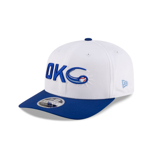Oklahoma City Comets Optic White 9SEVENTY Stretch-Snap Hat - New Era Cap