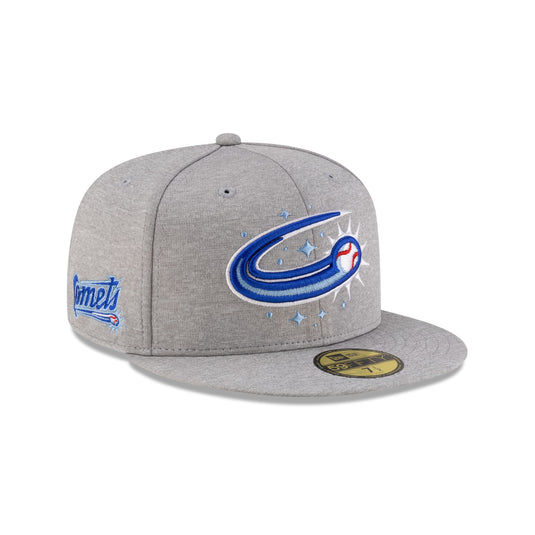 Oklahoma City Comets Shadow Tech Gray 59FIFTY Fitted Hat - New Era Cap