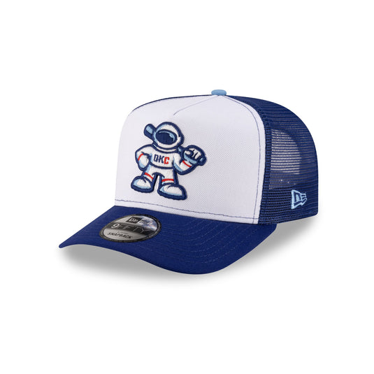 Oklahoma City Comets Dark Royal 9FIFTY A-Frame Trucker Hat - New Era Cap