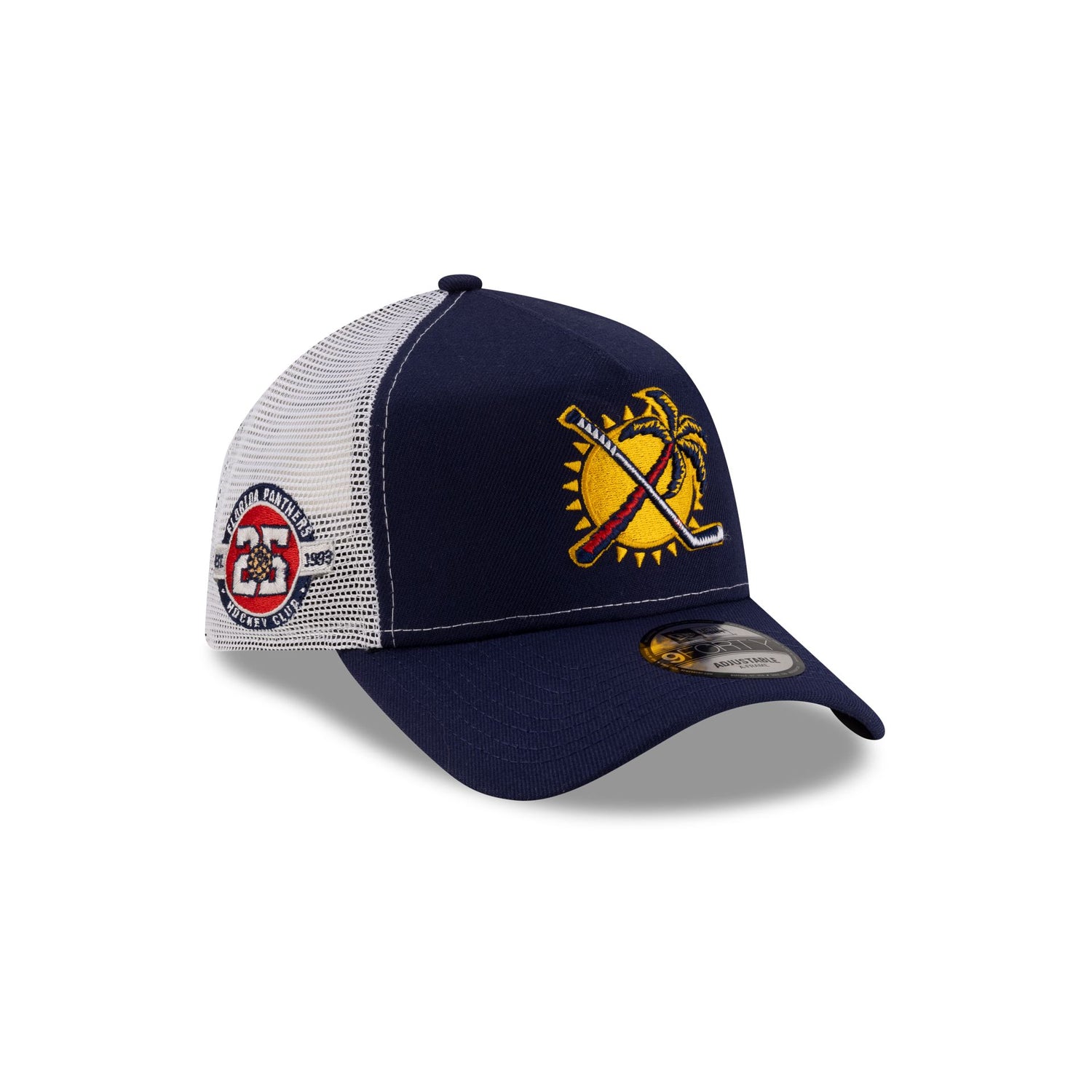 Florida Panthers 25 Years 9FORTY A-Frame Trucker Hat