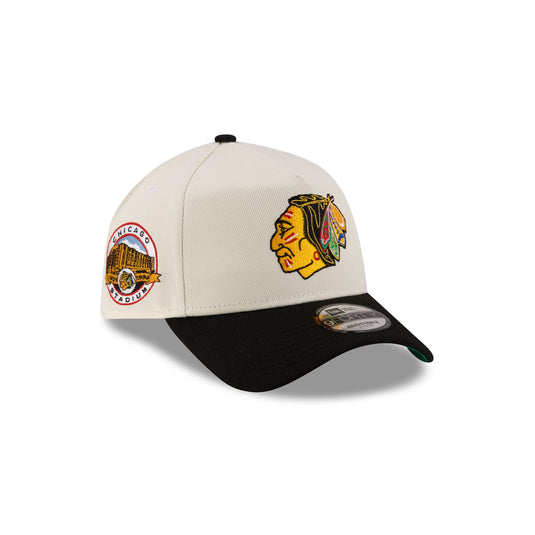 Chicago Blackhawks Chicago Stadium 9FORTY A-Frame Snapback Hat - New Era Cap