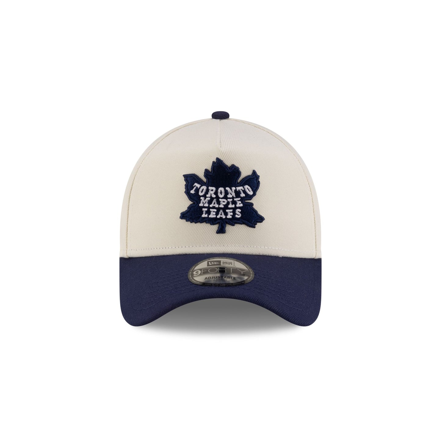 Toronto Maple Leafs Chrome White 9FORTY A-Frame Snapback Hat
