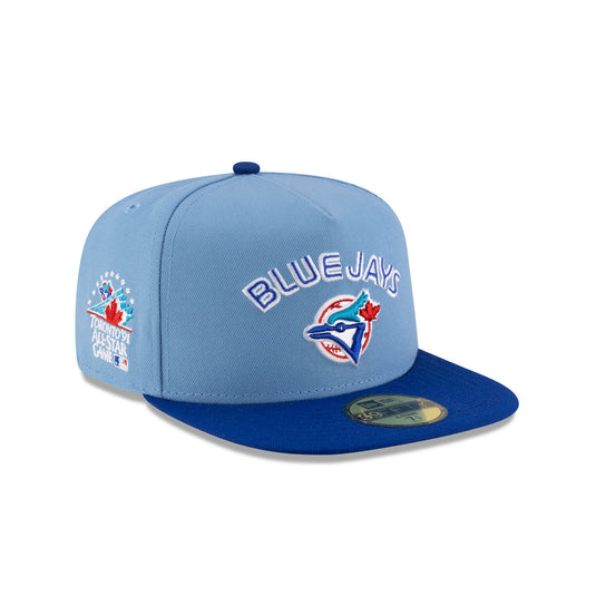 Just Caps Sky Blue Toronto Blue Jays 59FIFTY A-Frame Fitted Hat - New Era Cap