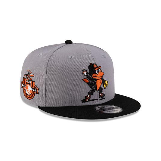 Baltimore Orioles Mascot Gray 9FIFTY Snapback Hat - New Era Cap