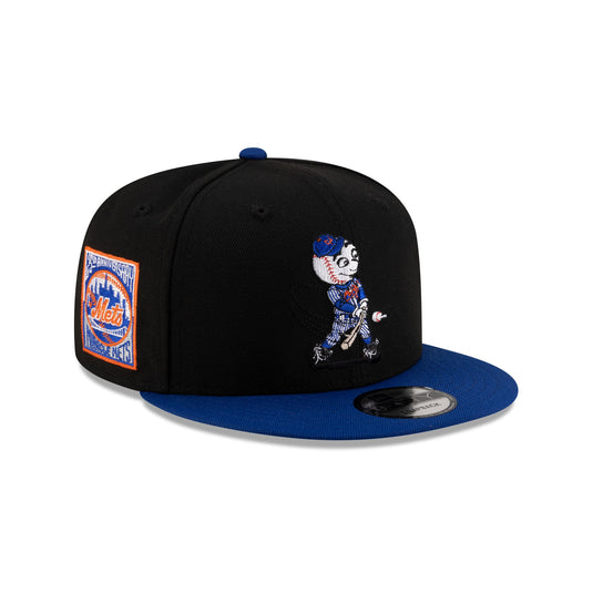 New York Mets Mascot Black 9FIFTY Snapback Hat - New Era Cap