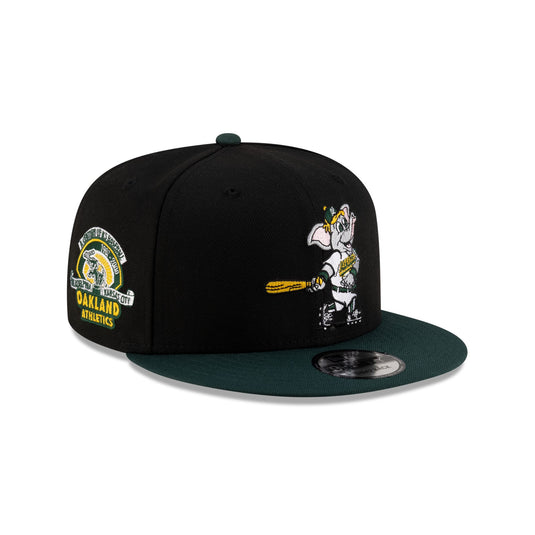 Athletics Mascot Black 9FIFTY Snapback Hat - New Era Cap